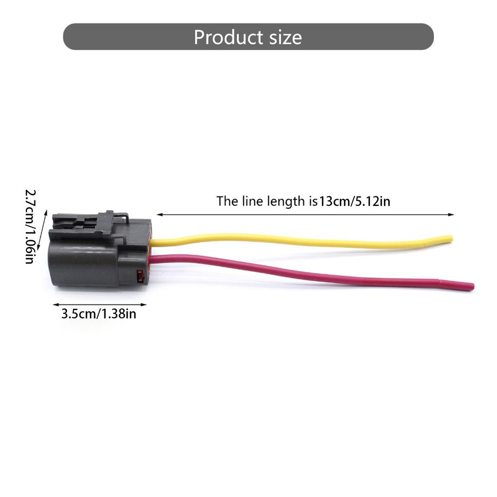 Vehicle Alternator Connector Alternator Plug for Replacement 2 Pins Alternator Plug Automoticve Accessories