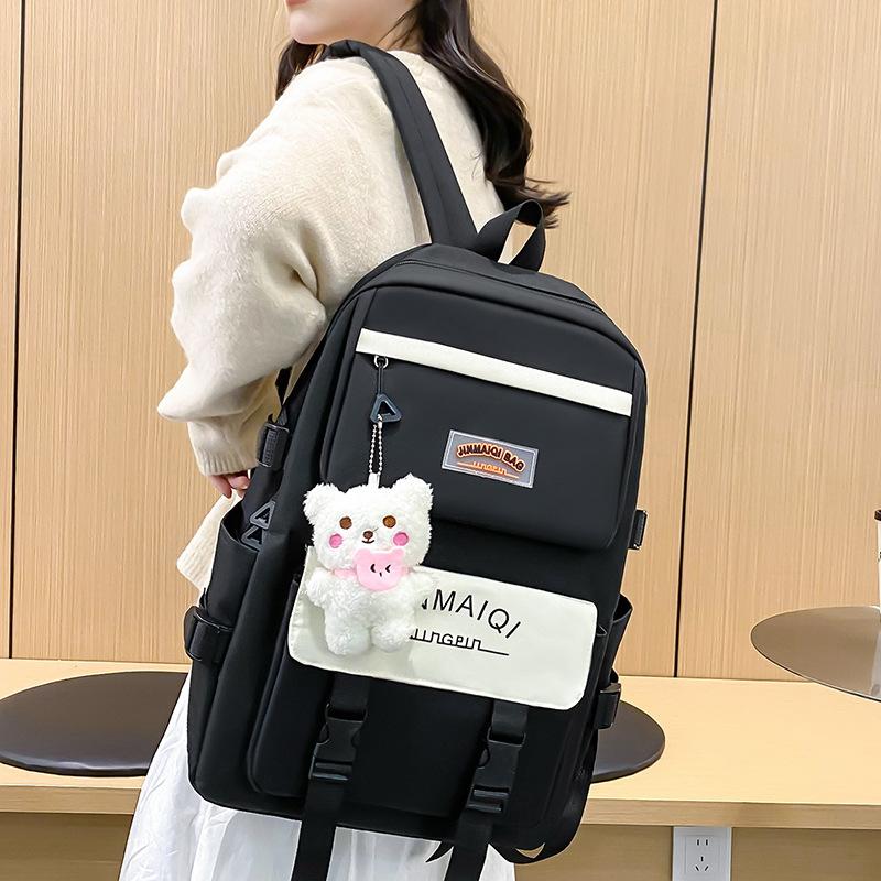 Children's Schoolbag Elementary School Students Girls Junior High School Students Five-piece Backpack Middle School Students College Students Backpack