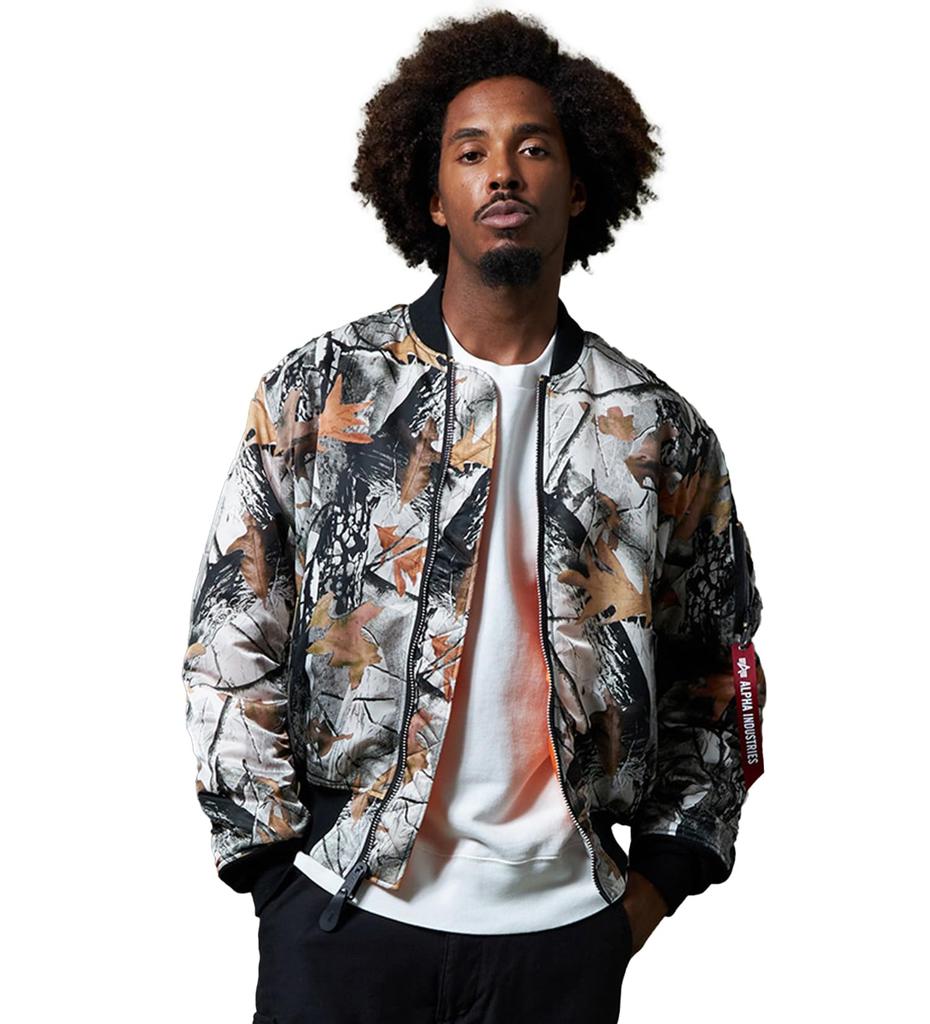 Alpha Industries Nylon US Real Tree MA-1 Jacket, Spec, 2000, Men's, 2000-525,
