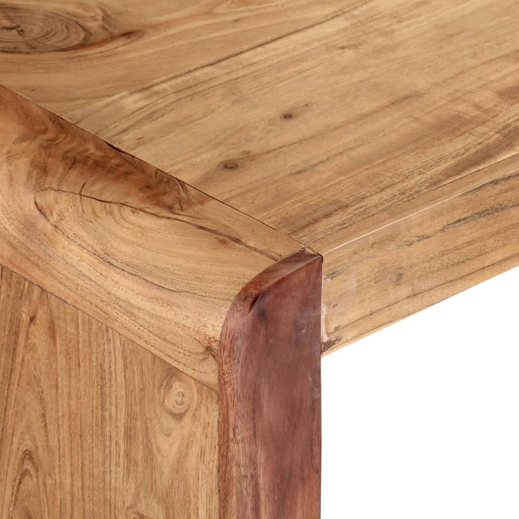 Solid Wood Bench 160 x 38 x 45 cm Acacia