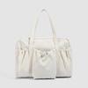 Womens Nylon Tote Bag Large Capacity Casual Shoulder Handbag for Work Travel