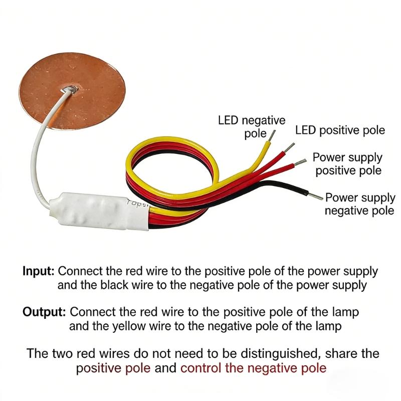 3.7V-24V 2.5A Mini Touch Sensors Switches With Strong Penetration For LED Light Strips And Liquid Level Measurement