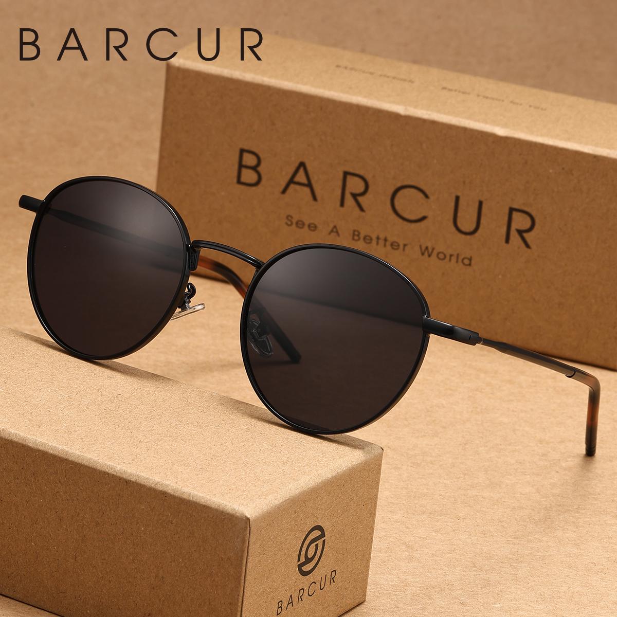 

BARCUR polarized Sunglasses, Made Of stainless Material Lightweight Sunglasses for outdoor activities and travel without burden