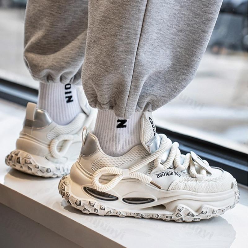 Fashion Fashion Trend Casual Low Top Non Slip Sport Shoes for Men 2025 Autumn New Mesh Breathable  Comfortable Versatile Chunky sneakers