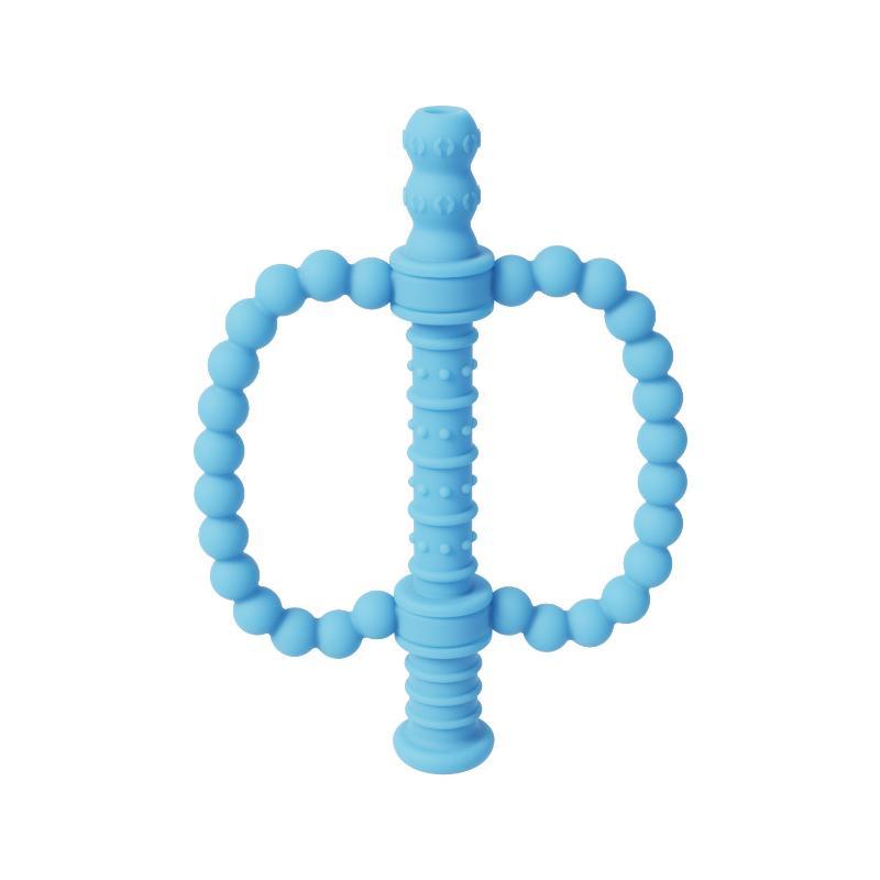 Baby Teething Chew Toys Easy Grip Silicone Handles Safe Non-Toxic Gum Soother for Toddlers Infant Shower Gift