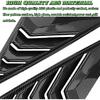 BOYOUS 2pcs ABS Racing Style Rear Side Window Louvers Air Vent Scoop Shades Cover Blinds Exterior Decoration Accessories Compatible with Hyundai