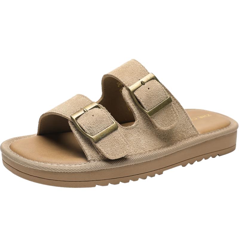 ZHR Women s JF158 Flat Casual Slides 38