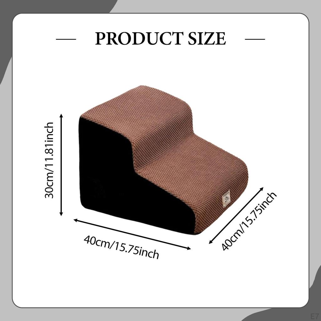 2-stopniowe schody dla psa Rampa dla zwierząt wygodna, wielofunkcyjna, łagodny spadek, drabinka dla szczeniaka małych zwierząt