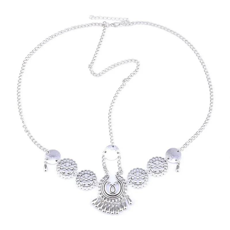 Catena per la testa gitana turca bohémien gioielli per capelli indiani tribali fronte danza matrimonio accessori per capelli fascia boho copricapo