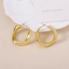 Fashion New Irregular Geometric Streamer Unique Design Ear Buckle Earrings Niche Light Luxury Earrings