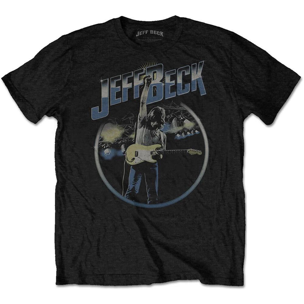 Jeff Beck Circle Stage T-Shirt Black New 2XL