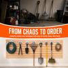 10Pcs Heavy-Duty Wall Hooks Easy Install Multi-Purpose Garden Metal Hooks with Screws Durable Garden Hose Hanger Hanging Plants