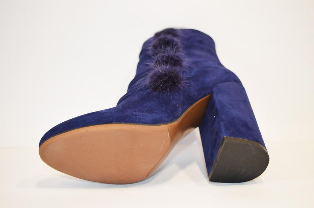 Kotníkové boty Veritas 1728 36 Modrý semiš