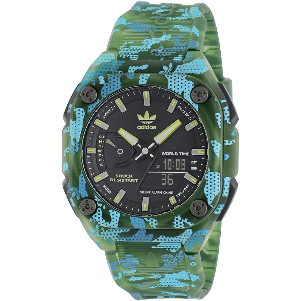 

adidas Originals Watch AOST24075 Men s Street Watch, Quartz Movement, 10 ATM Water Resistant, Acrylic, Navy Dial [Parallel Import]