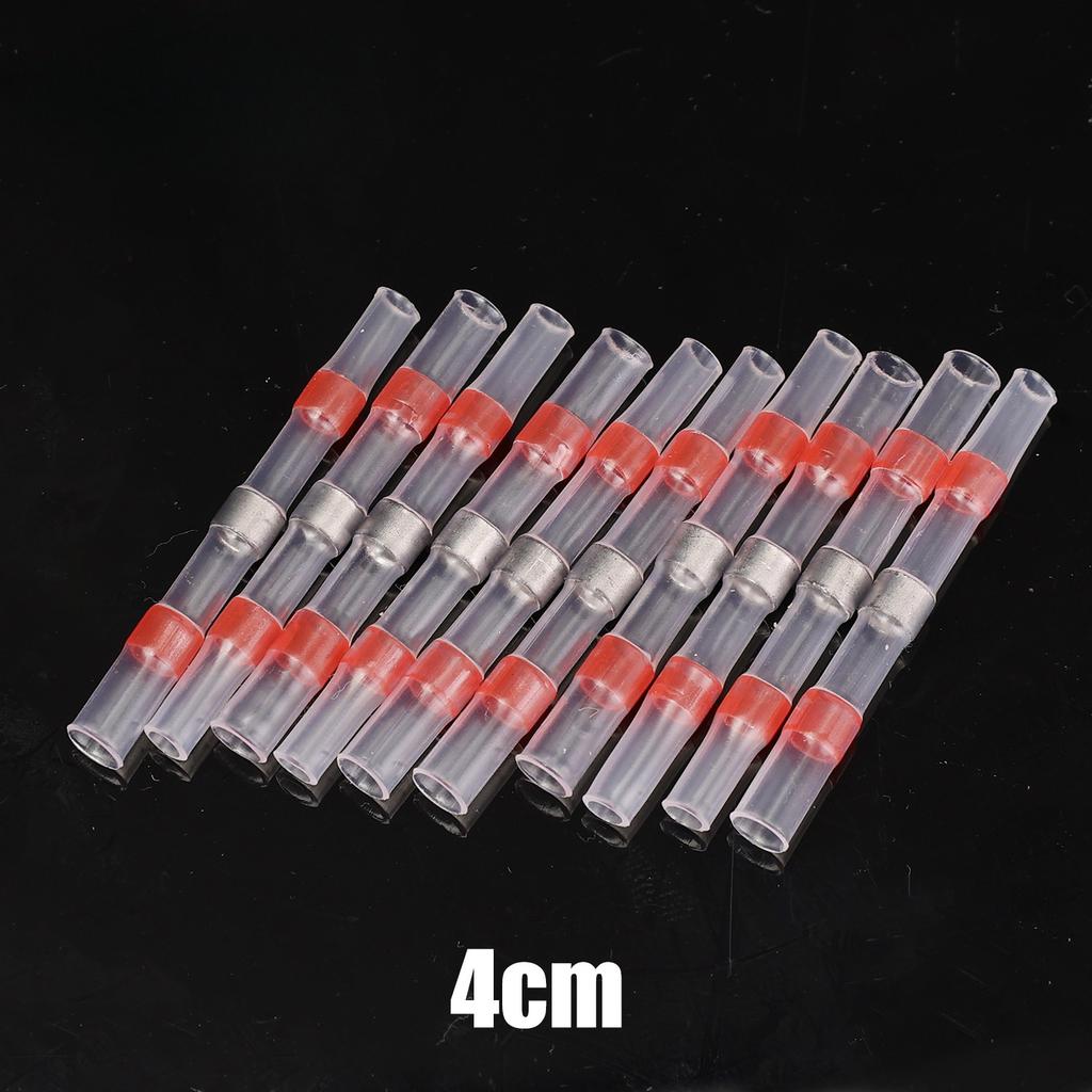 Solder Seal Wire Connectors Waterproof Kit Heat Shrink Butt Connectors Terminals DIY  Electrical Connection for Boats Auto Truck