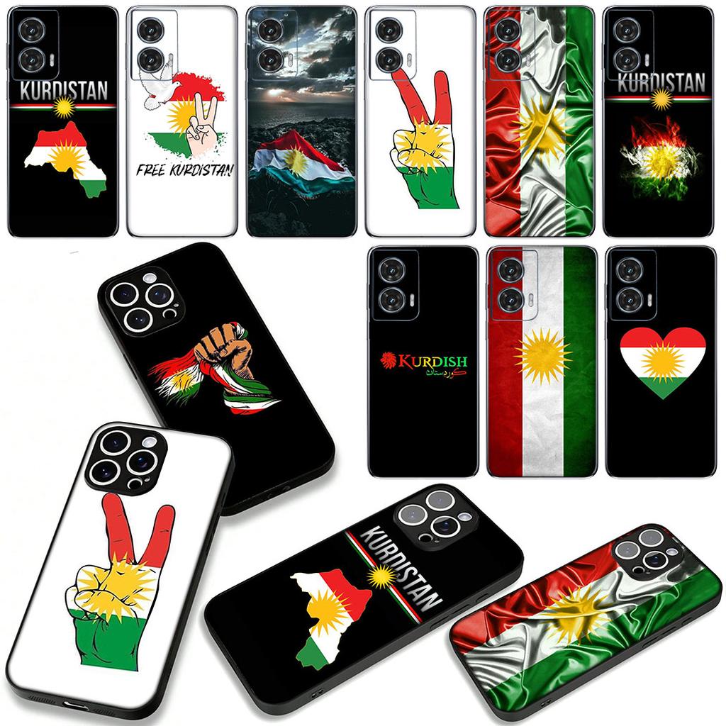 Phone Cover for Samsung Galaxy A55 A54 A25 A36 A17 A26 A35 A33 A34 A14 A37 S8 S9 S20 S21 FE S10 Plus Case Kurdistan Flag Casing