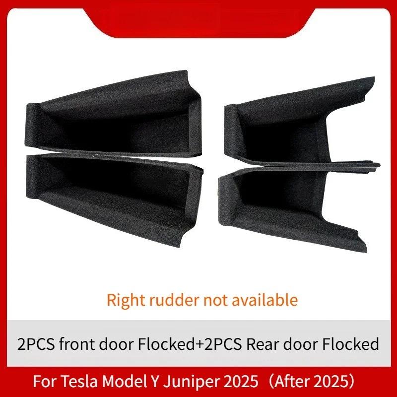 For Tesla Model Y Juniper Model 3 Highland Car Door Side Storage Box Armrest Phone Container Door Organizer Handle Pocket Tray