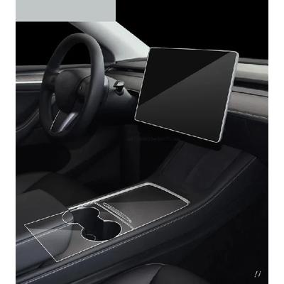 Folie Protectoare Anti-zgârieturi Control Central pentru Tesla Model 3/Y - Autocolant Panou Consolă Centrală Folie TPU Accesorii Auto
