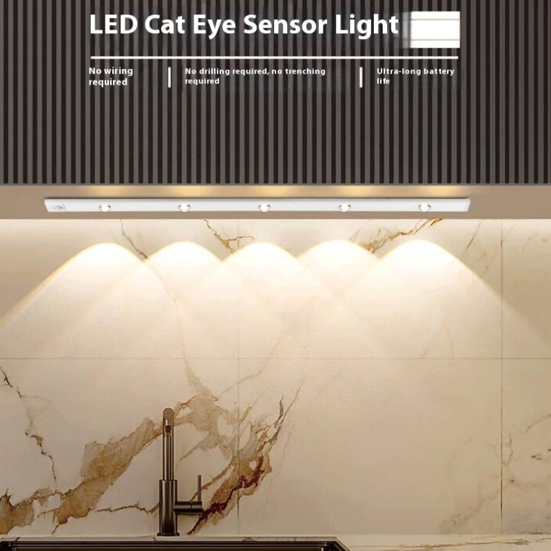Led Motion Sensor Wireless Ultra Thin Night Light Usb Led Light For Kitchen Cabinet Bedroom Wardrobe Indoor Lighting