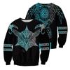 Men's Sweatshirt Tattoo 3D Digital Printed Top Printed Round Neck Sweatshirt Men