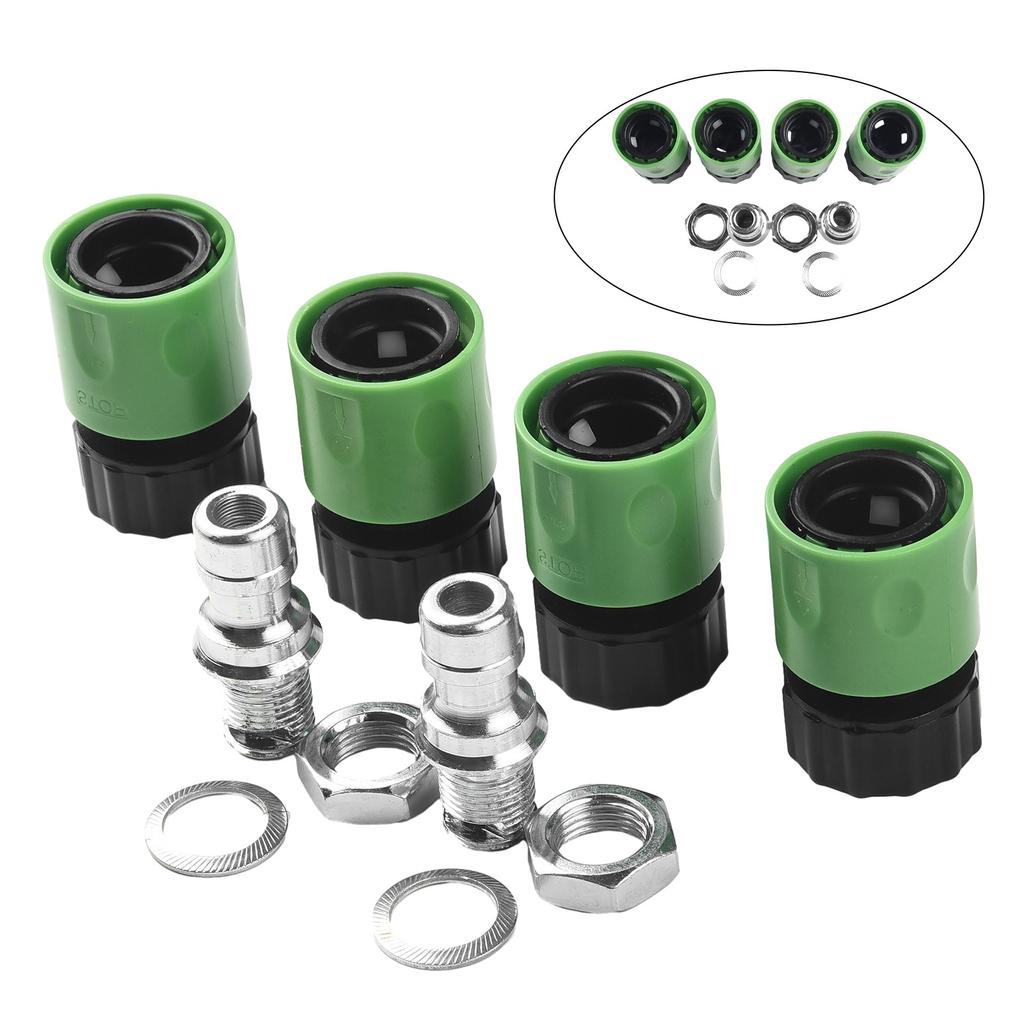 1 Set Quick Connectors Adapter Deck Wash Kit Lawn Mower