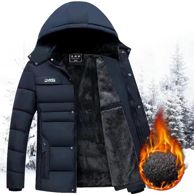 Winter Kleidung Für Männer Mittleren Alters Und Ältere Papa Winter Kleidung Neue Plüsch Verdickte Unten Baumwolle Gepolsterte Kleidung