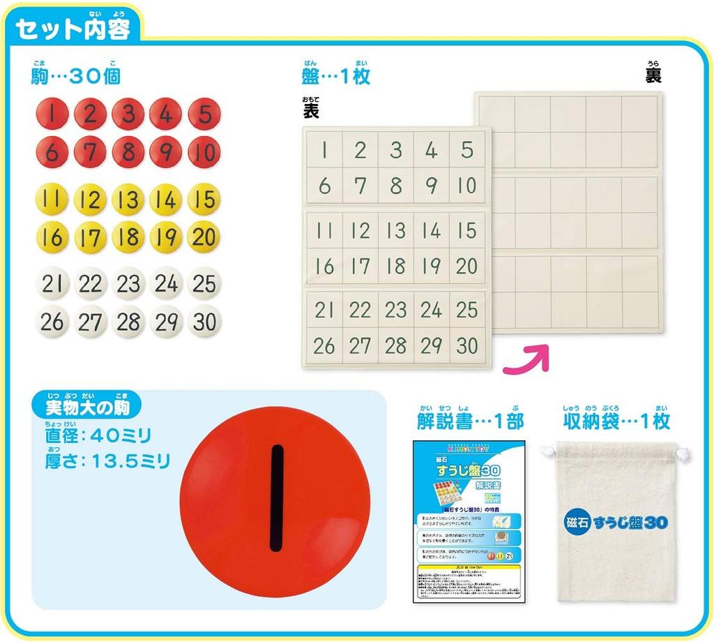 Kumon Publishing Magnetic Number Board Educational Ages and KUMON 30, Toy, 1.5 Up,