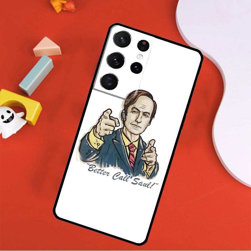 Better Call Saul TV Phone Case For Samsung Galaxy S25 Ultra S24 Ultra S9 S10 S20 S21 S22 S23 Plus S24 FE Cover