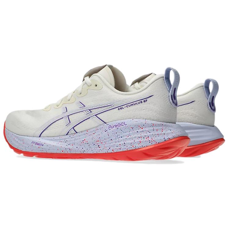 Asics Gel Cumulus 27 FF BLAST PLUS Long Distance Running Sprint Running Shoes Women's White Sneakers 1012B955-500