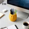 Creative Gift for Women 3D Printed Honey Jar Pen Holder, Desk Organizer Office Dressing Table Stationery, Makeup Brush Toothbrush Cute Storage