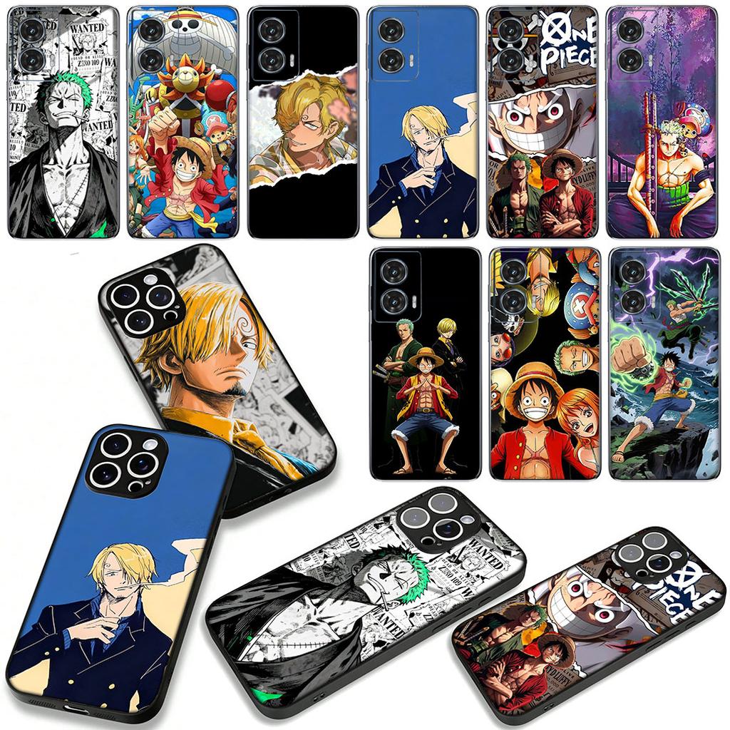 Luffy ONE Roronoa Zoro Sanji PIECES Cover Phone Case for Xiaomi Redmi Note 14 12 13 ProPlus A3 Pro Plus 12C 13C 14C 5G