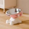 Stainless Steel Elevated Cat Bowl Non-slip Raised Pet Bowl Durable Pet Feeding Bowl  Cats Dogs