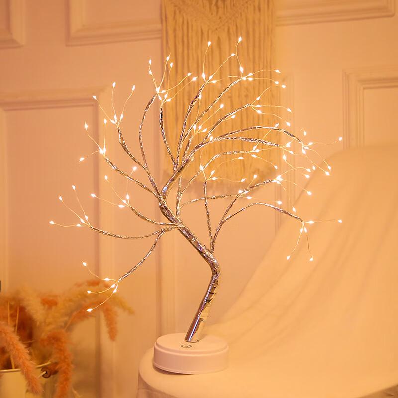 LED Copper Wire Tree Night Light