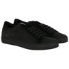Off-White Calfskin Round Toe Flat Low-Top Sneakers Men sneakers Black OMIA009F161760191000