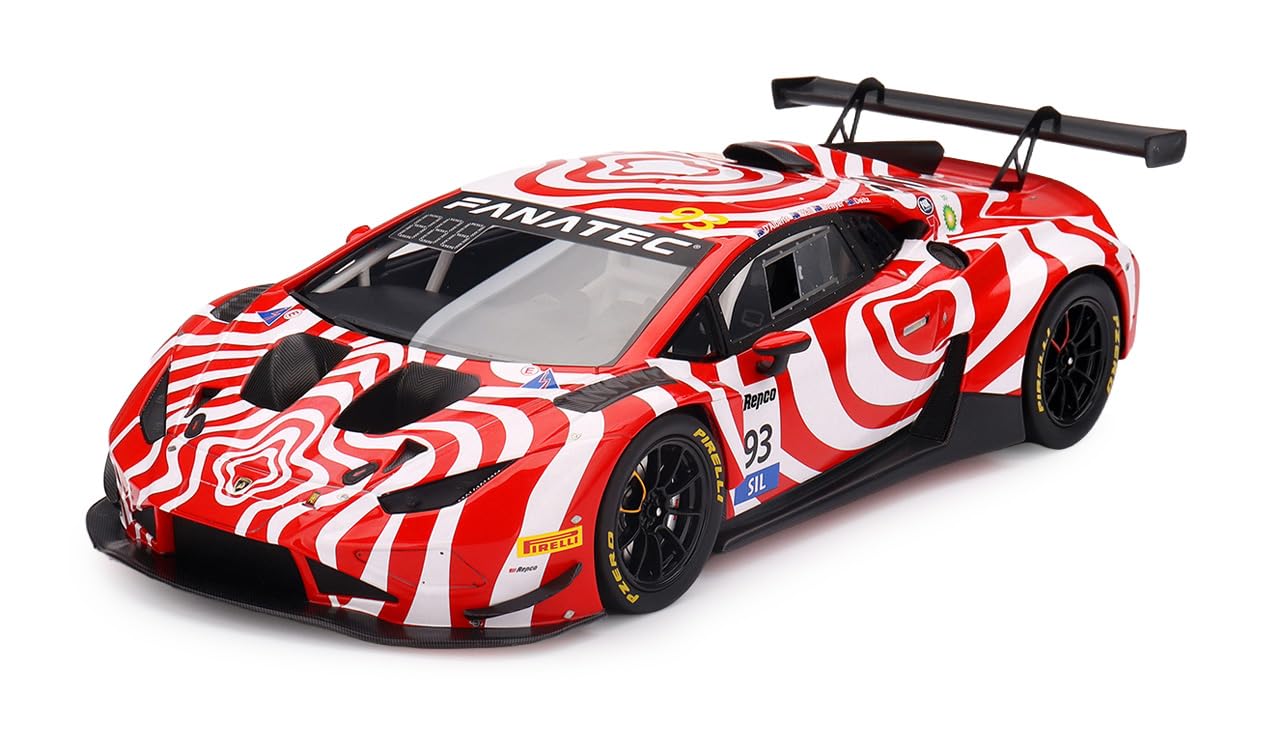 

Sunrich TOP SPEED Scale Lamborghini Huracan GT3 EVO2 Bathurst 12 Hour 2024 Wall Racing Finished Model TS0626 1/18 #93