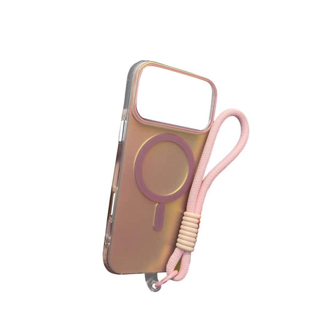 The Magnetic Phone Case With A Bracelet Features And Elegant Design That Is Compatible With The 17pro Max