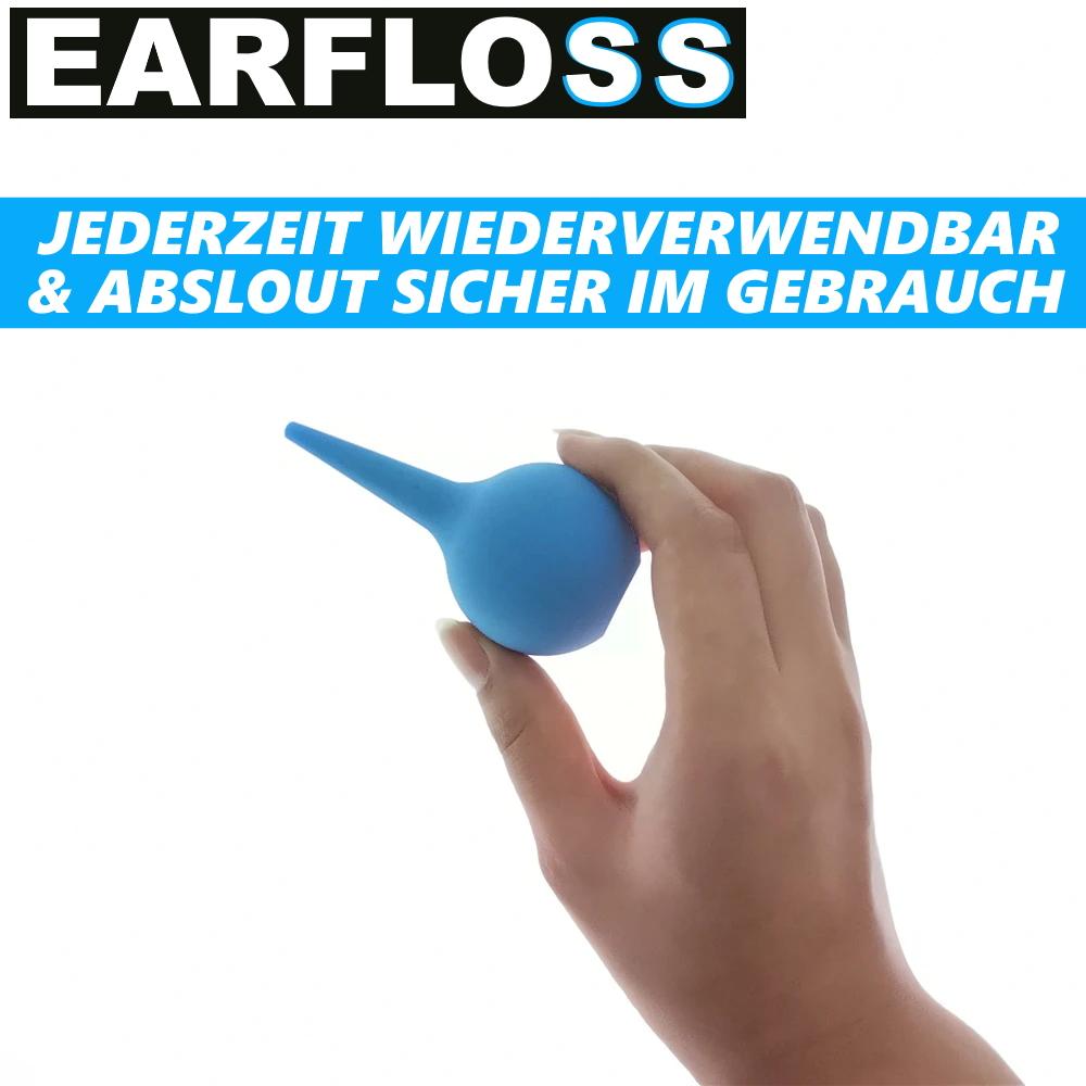 EARFLOSS Premium Ohrenreiniger Ohrendusche Ohrenspritze Ohrenschmalzentferner