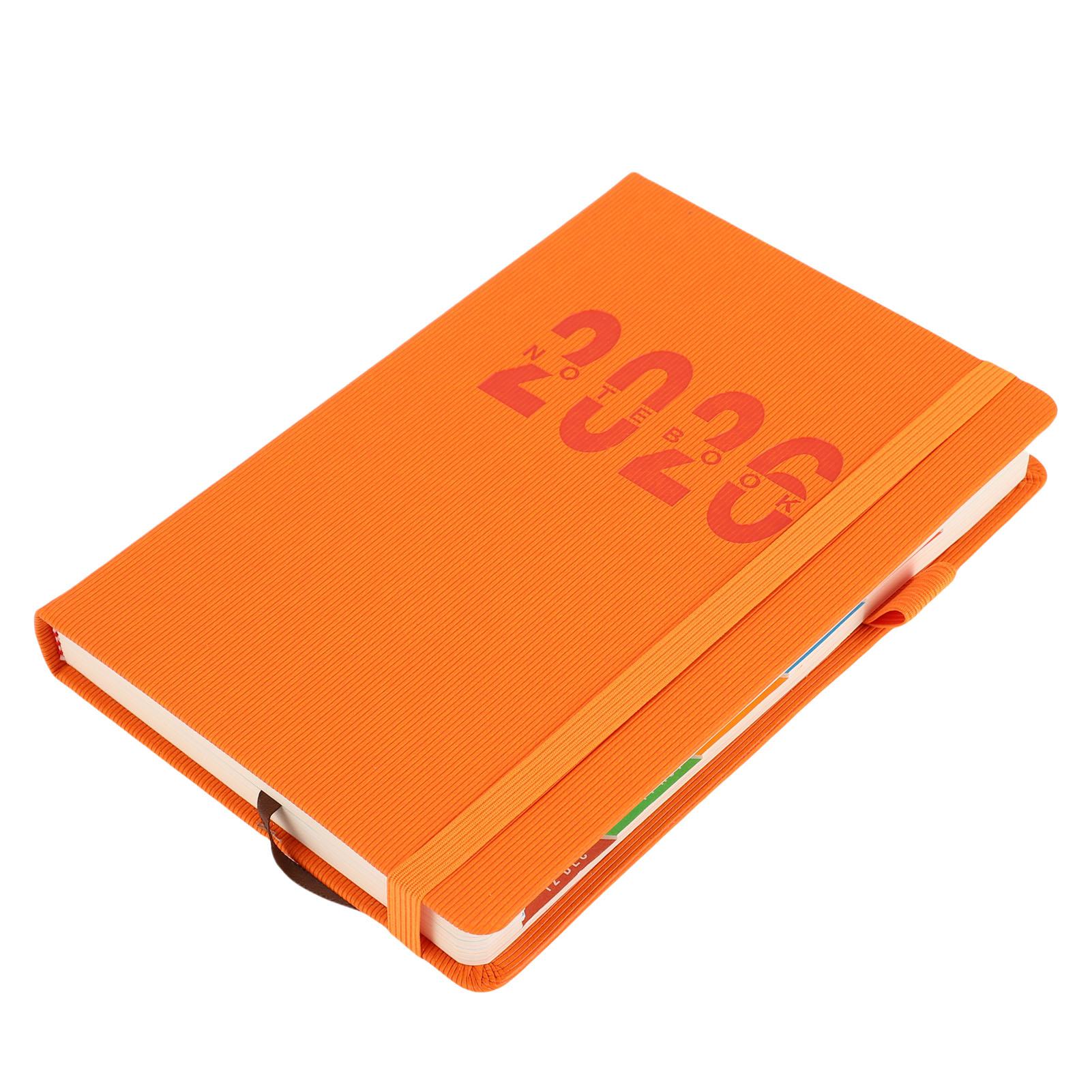 

2026 Daily Planner Hourly Appointment Book with Leather Cover Annual Calendar Address List Page Everyday Notebook