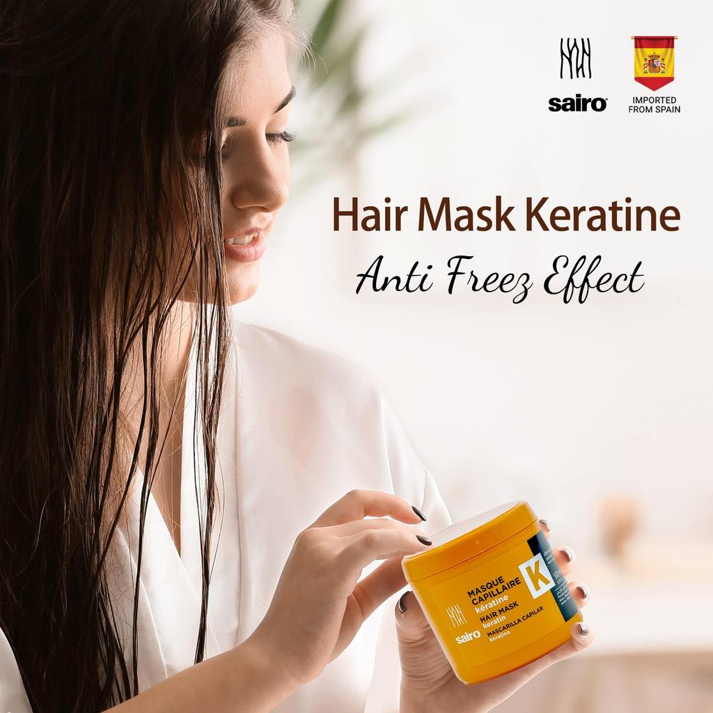 SAIRO 500 ml Professional Keratin Hair mask [ Imported from Spain ] Strength Hydrate Repair Hair Mask For All Hair