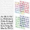 6 Colors, DIY Alphabet Letters from A To Z, Heat-adhesive Vinyl Stickers, Iron-on Patches for T-shirts, Clothing, Sweatshirts, Pants, Bags, Hats