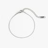 Men Silver Color Stainless Steel Snake Bone Chain Bracelet Simple Thin Chain Bracelet For Women Fashionable Men's Street Jewelry