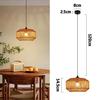 Pendant Lamp - NETTLIFE - Hemp Rope Lantern 1 Light - Yellow - E27 - For Dining Room
