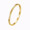 Titanium steel bracelet gold high version temperament zircon bracelet women's light luxury fashion elegance does not fade simple bracelet