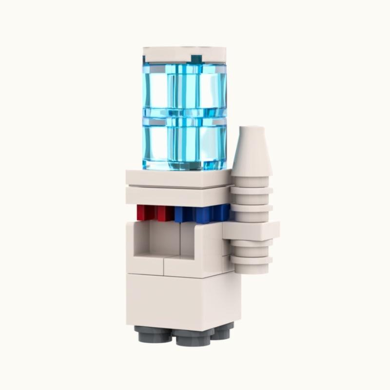 Building Block Home Toilet Drinking Machine Coffee Table Small Bed Sofa Furniture Model Assembly Toy Compatible