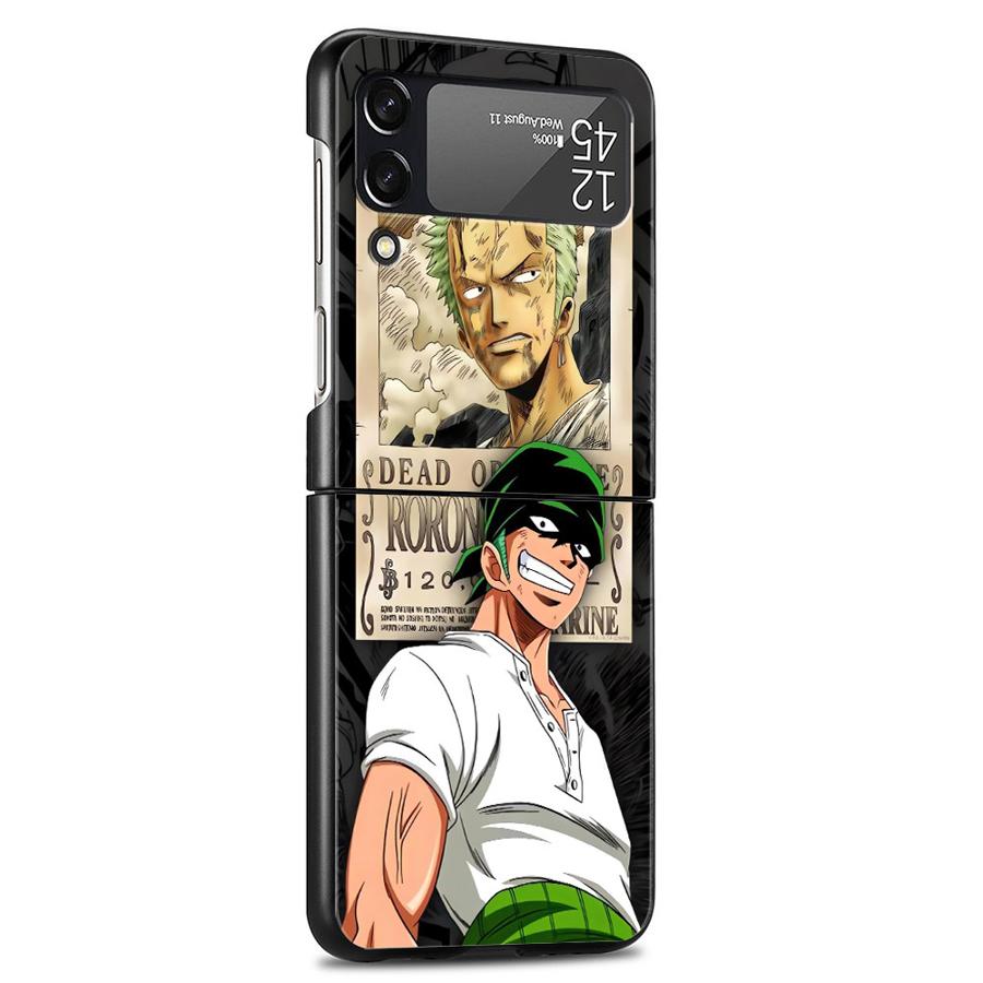 Case for Samsung Galaxy Z Flip Z Flip 3 Z Flip 5 Z FLIP 6 Back Cover Cartoon Q Version Of Zoro Galaxy Z Flip6