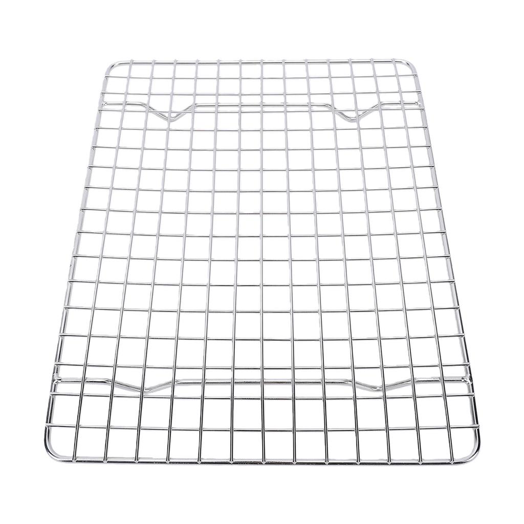 Cooling Rack for Cooking and Baking Stainless Steel Oven Safe Grid Wire Cookie Drying Rack 25x19.5x1.5cm