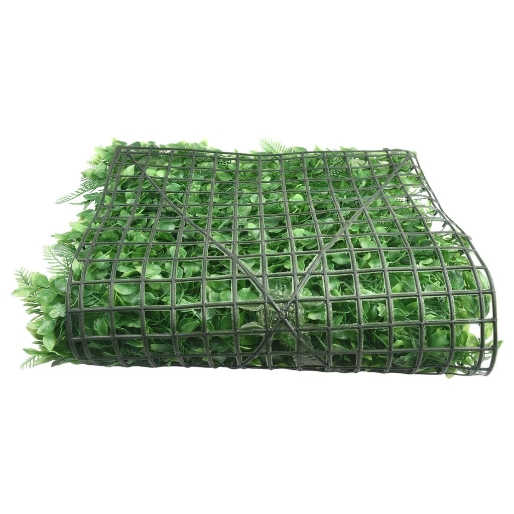 1pc Artificial Flowers Green Grass Plants Wall Boxwood For Wedding Indoor Outdoor Garden Flower Wall Decor Fake Plants