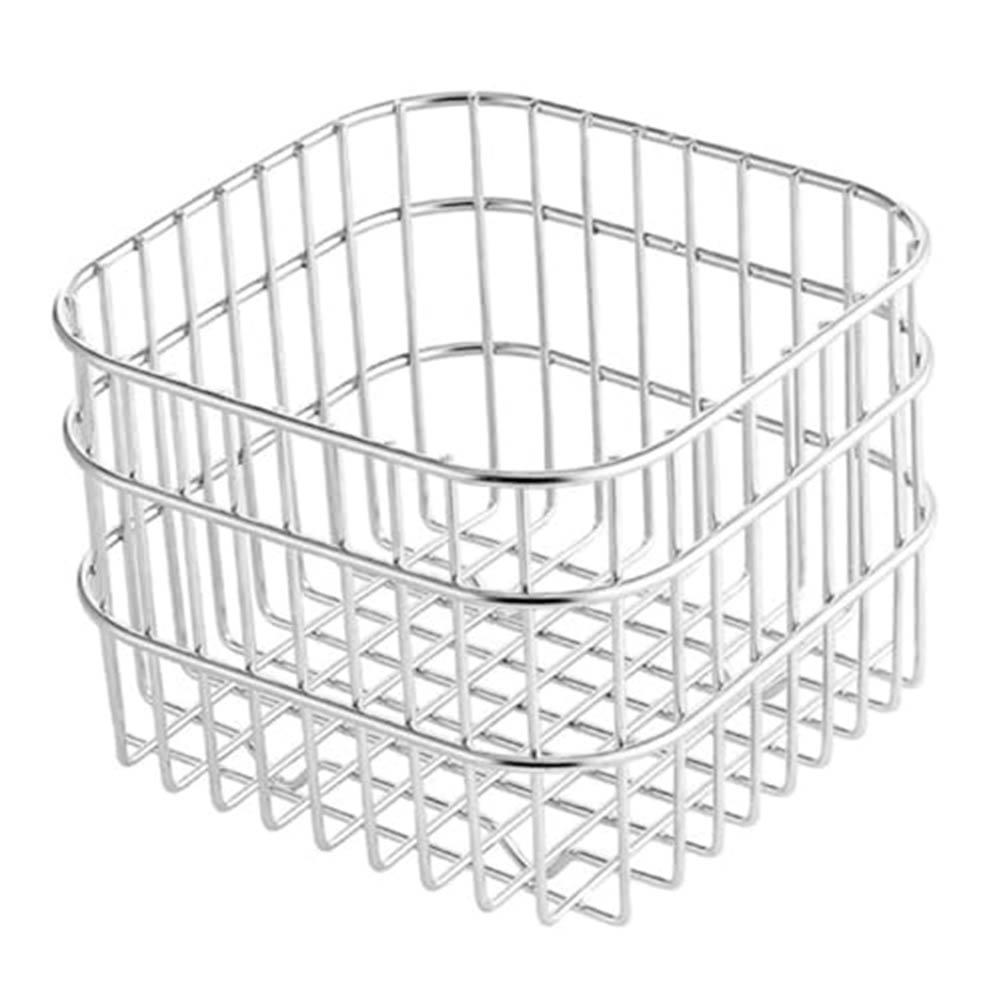Elegant Stainless Steel Wire Basket: Perfect For Fruits, Snacks & Kitchen -Disinfection Vegetable Washing Round Laboratory