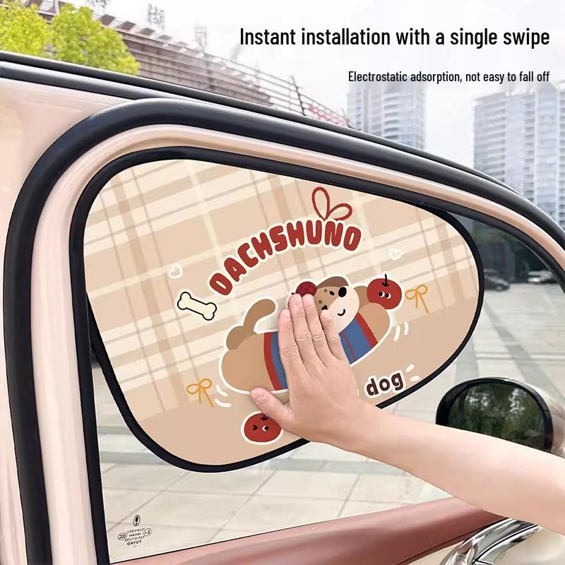 Car Window Sunshade: Heat Insulation & UV Protection Electrostatic Sticker