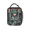 Hatsune Miku Manga Insulated Lunch Bags High Capacity  Reusable Thermal Bag Tote Lunch Box School  Picnic Bento Pouch